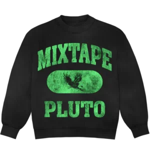 MIXTAPE PLUTO EAGLES CREWNECK (BLACK)