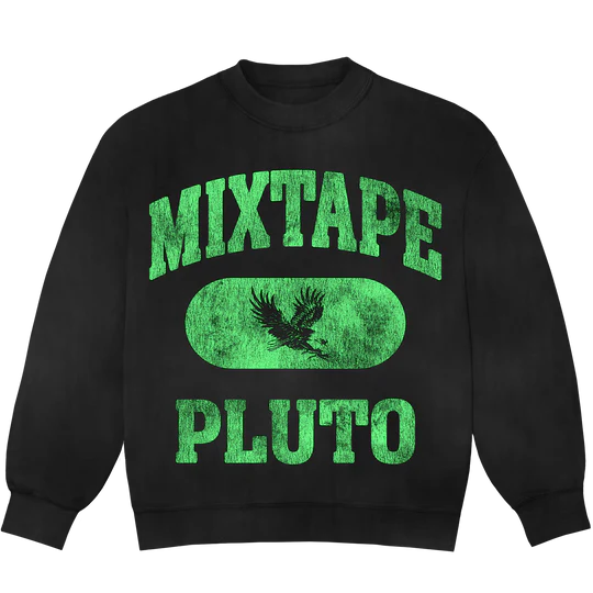 MIXTAPE PLUTO EAGLES CREWNECK (BLACK)